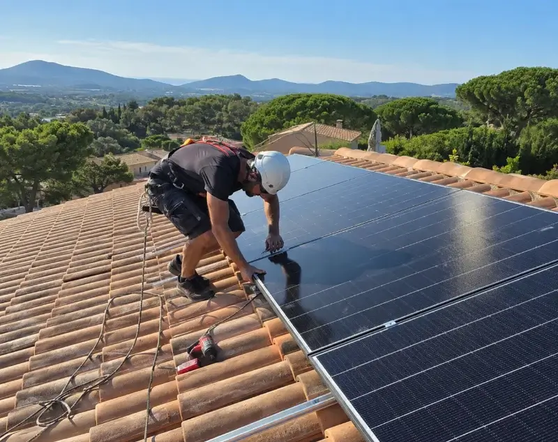 Installateur panneaux solaires Brenon — pose photovoltaïque sur toiture